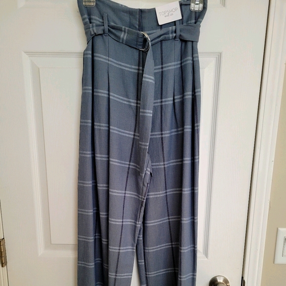 New ladies high waisted/belted pants - Picture 1 of 2